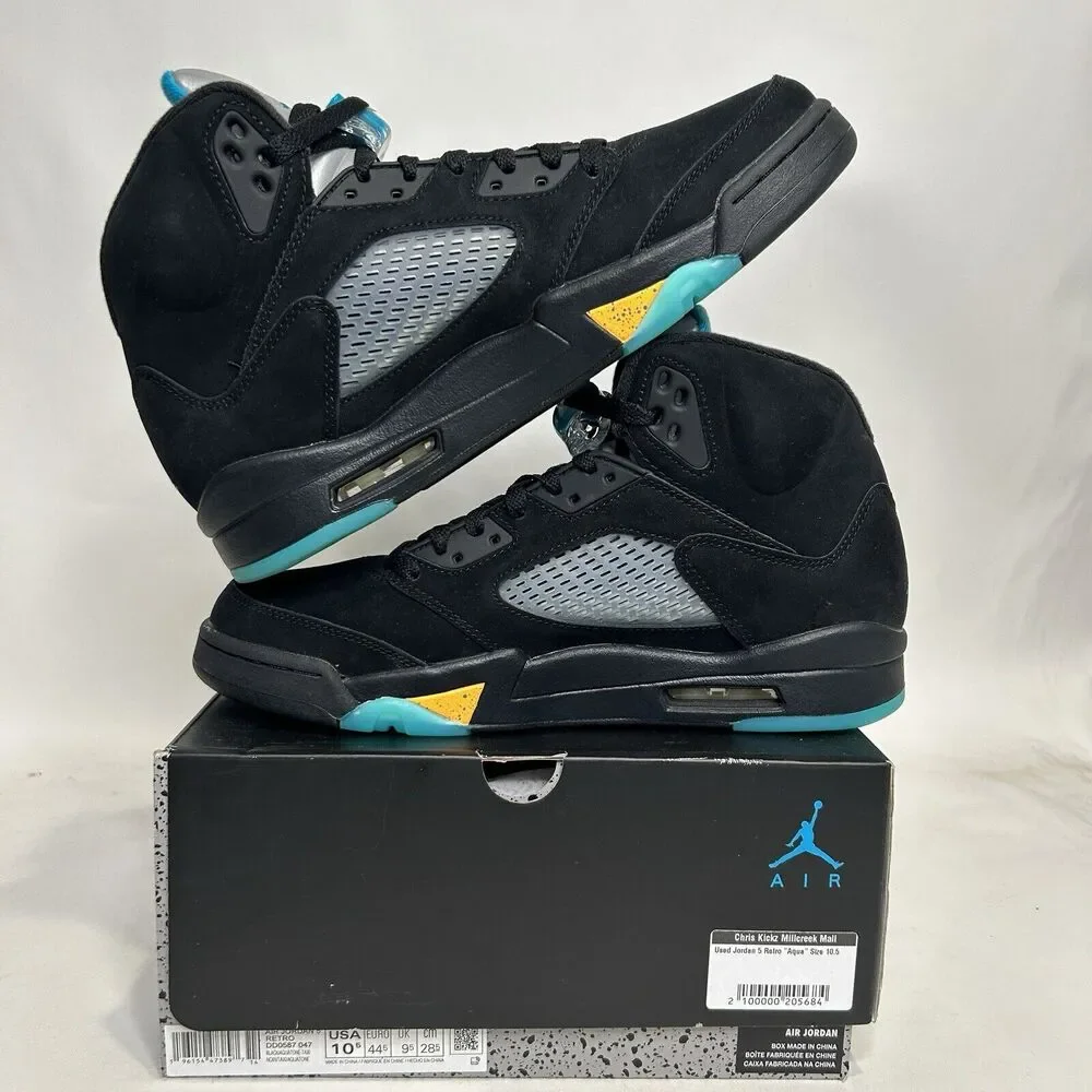 Nike Shoes Air Jordan 5 Retro “Aqua” 2024 - Picture 3 of 8